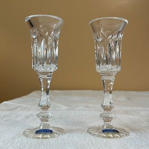 Pair of Gorham Full Lead Candleholders